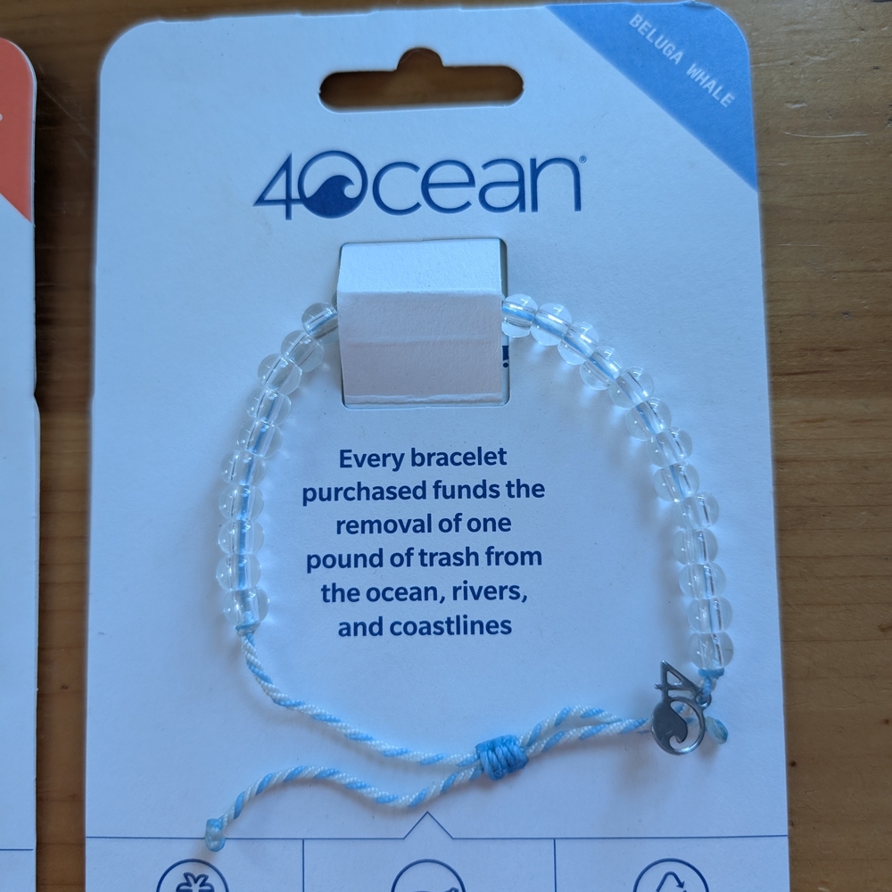 NWT Pair Of 4ocean Beaded Bracelets - Picture 4 of 6